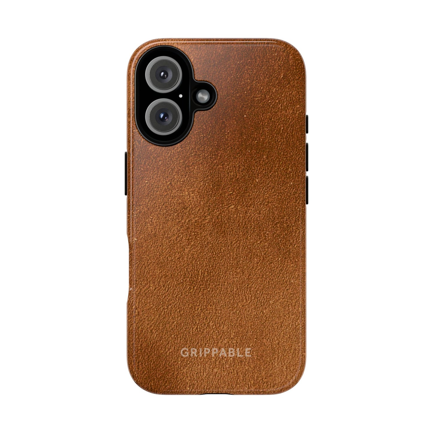 Suede Effect Tan Tough Mobile Phone Case