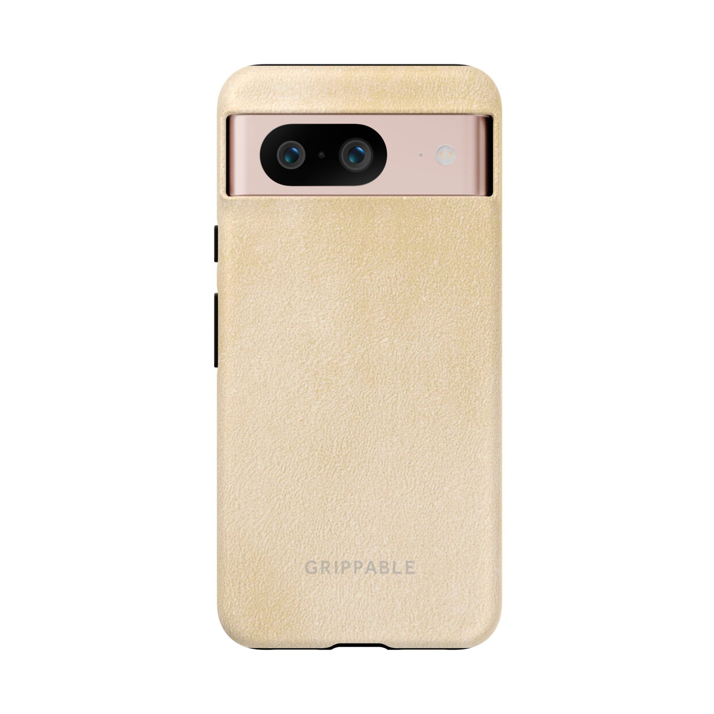 Suede Effect Ecru Tough Mobile Phone Case