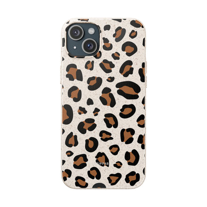 Leopard Print Biodegradable Mobile Phone Case Magsafe