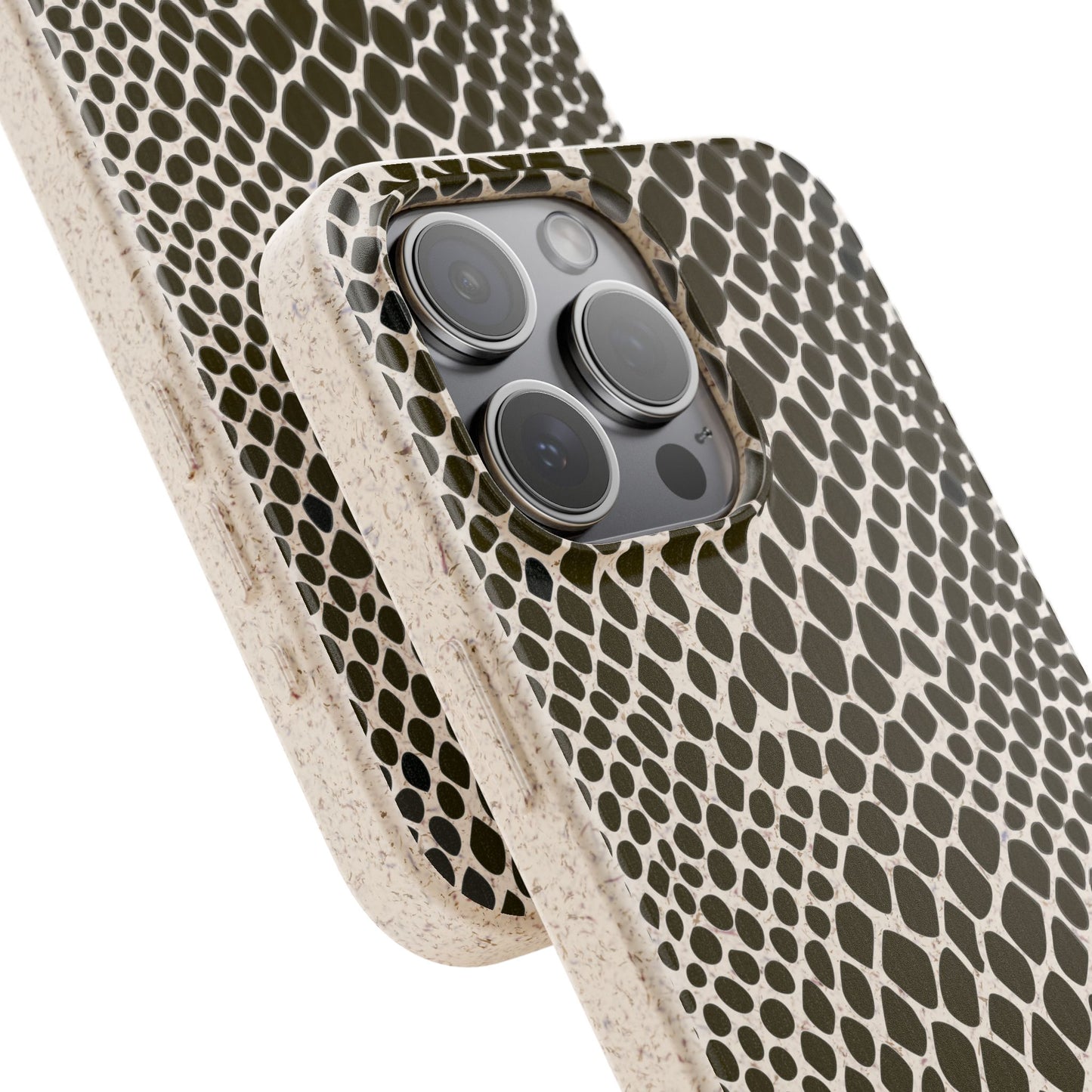 Snake Skin Print Biodegradable Mobile Phone Case Magsafe
