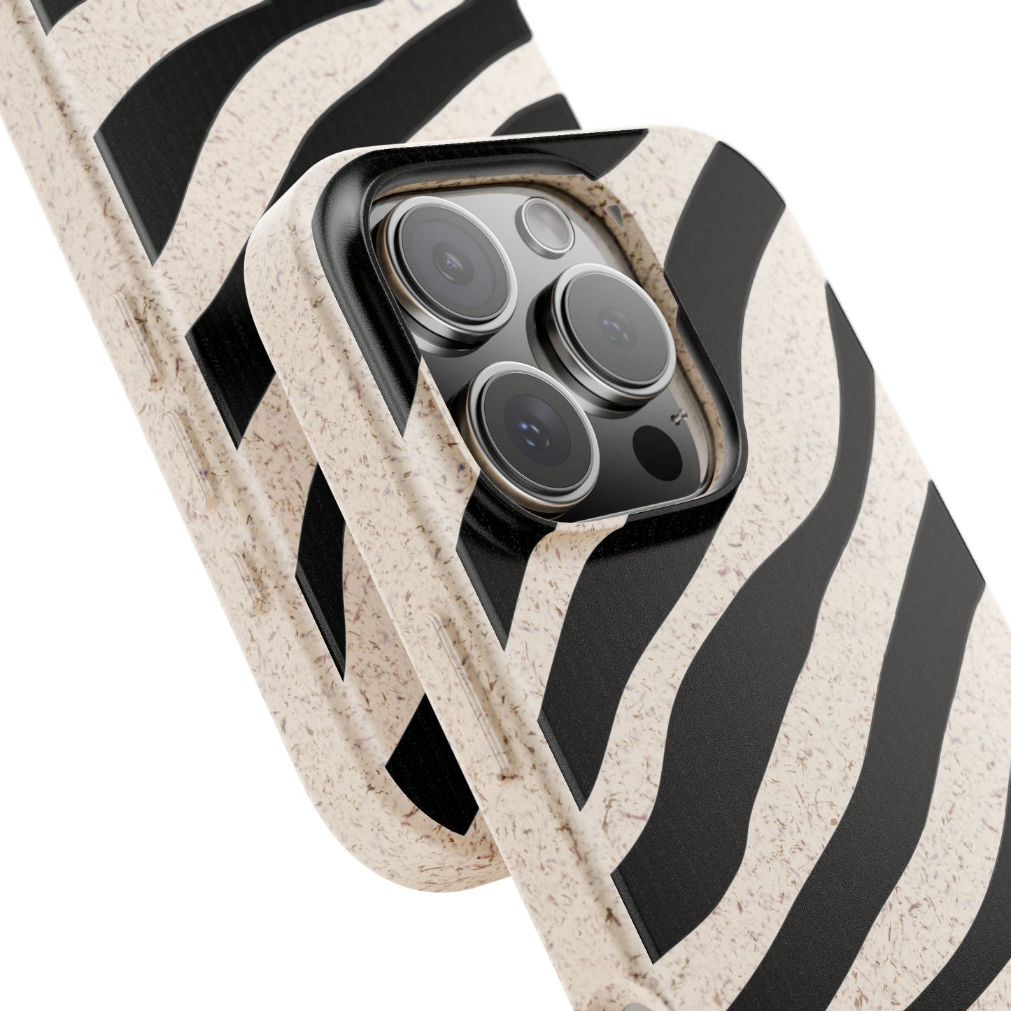 Zebra Print Biodegradable Phone Case Magsafe