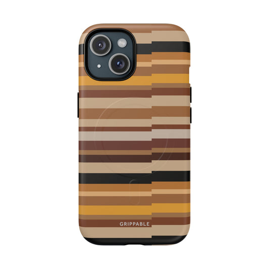 Horizontal Stripe tough, magnetic MagSafe® phone case