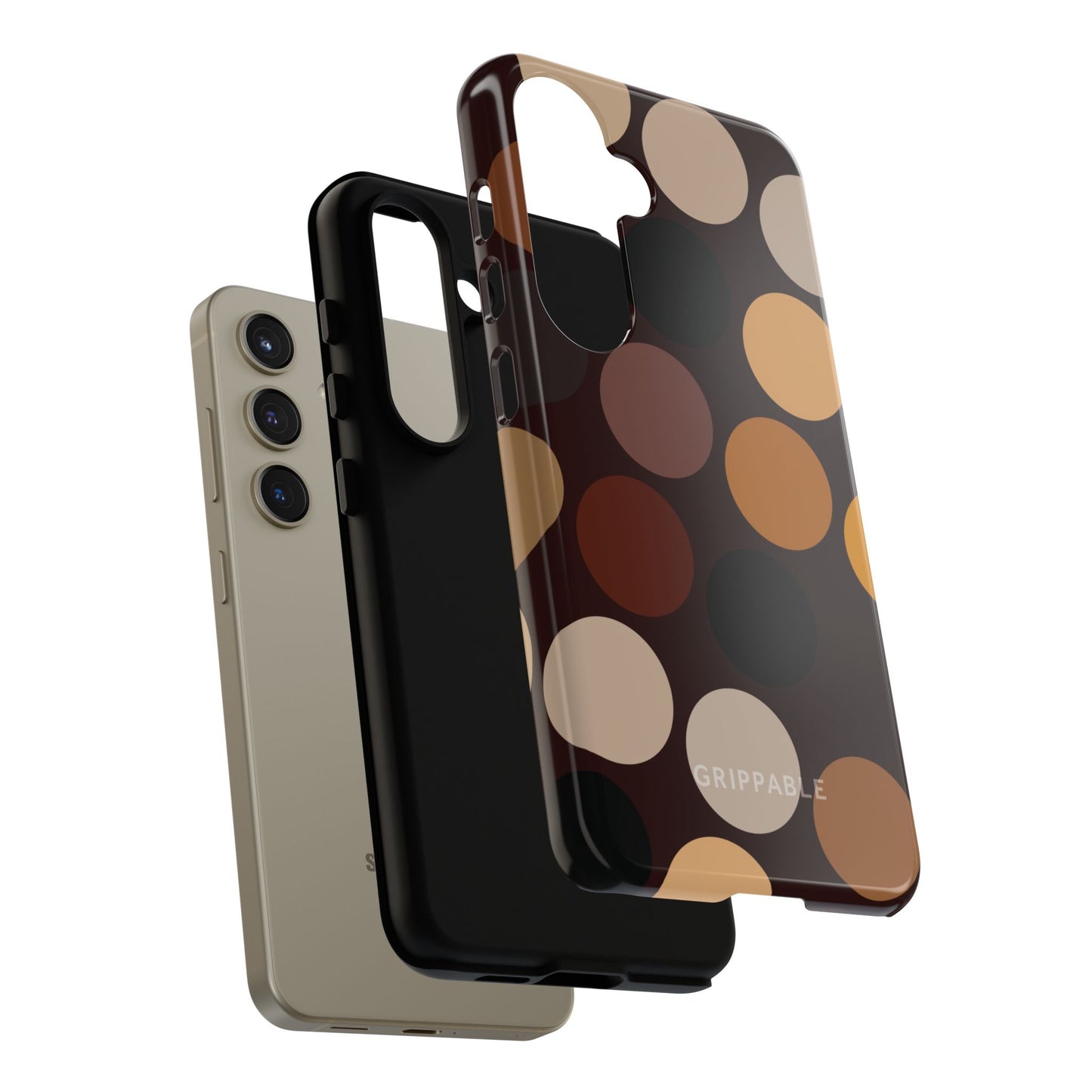 Polka Choc Tough Mobile Phone Case