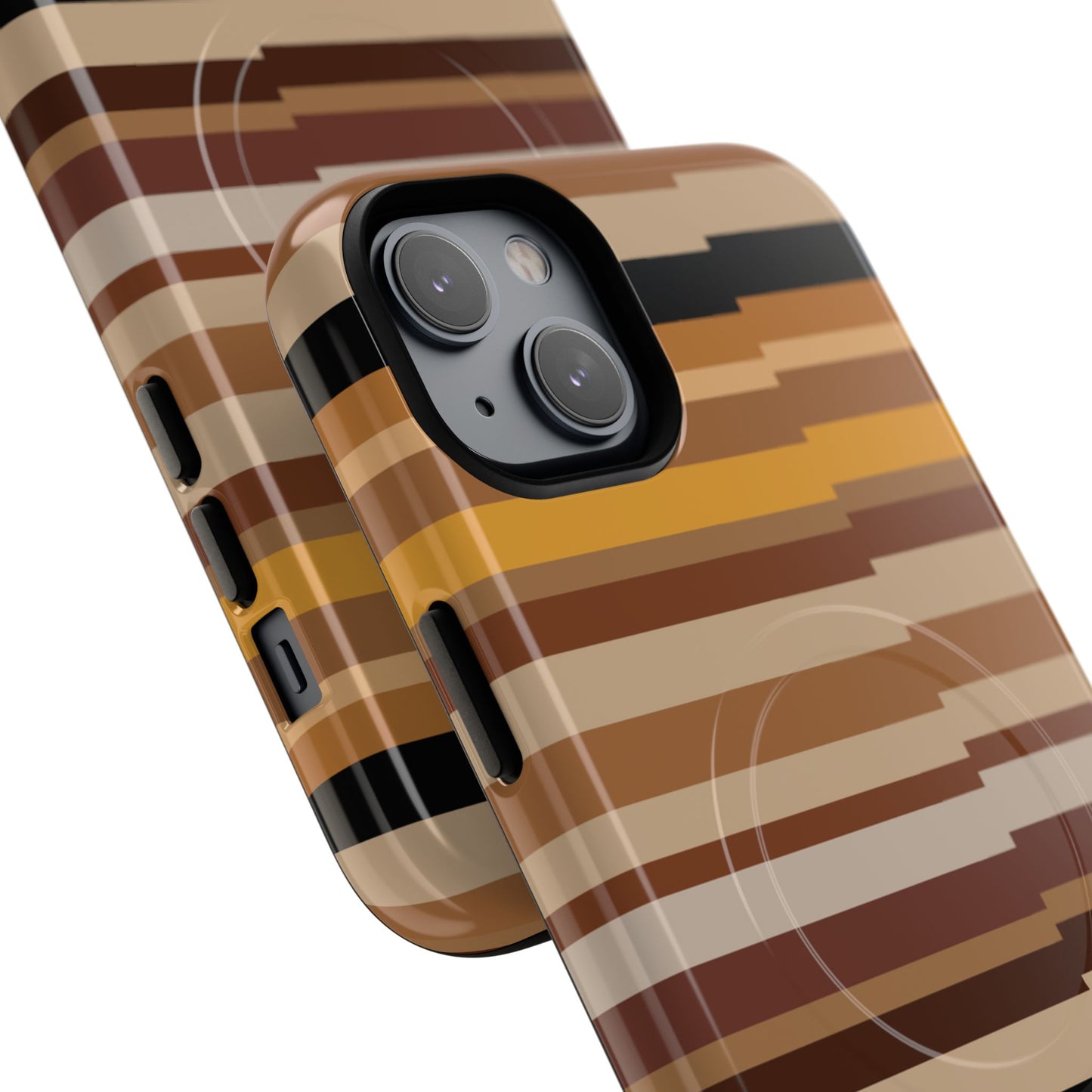 Horizontal Stripe tough, magnetic MagSafe® phone case
