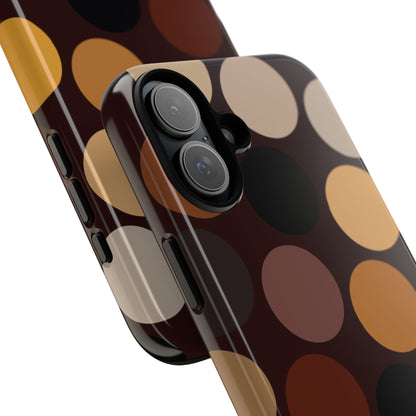 Polka Choc Tough Mobile Phone Case