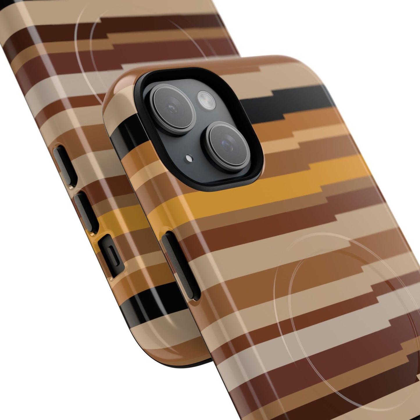 Horizontal Stripe tough, magnetic MagSafe® phone case