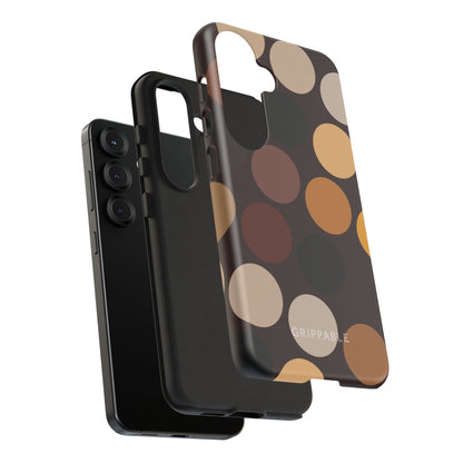 Polka Choc Tough Mobile Phone Case