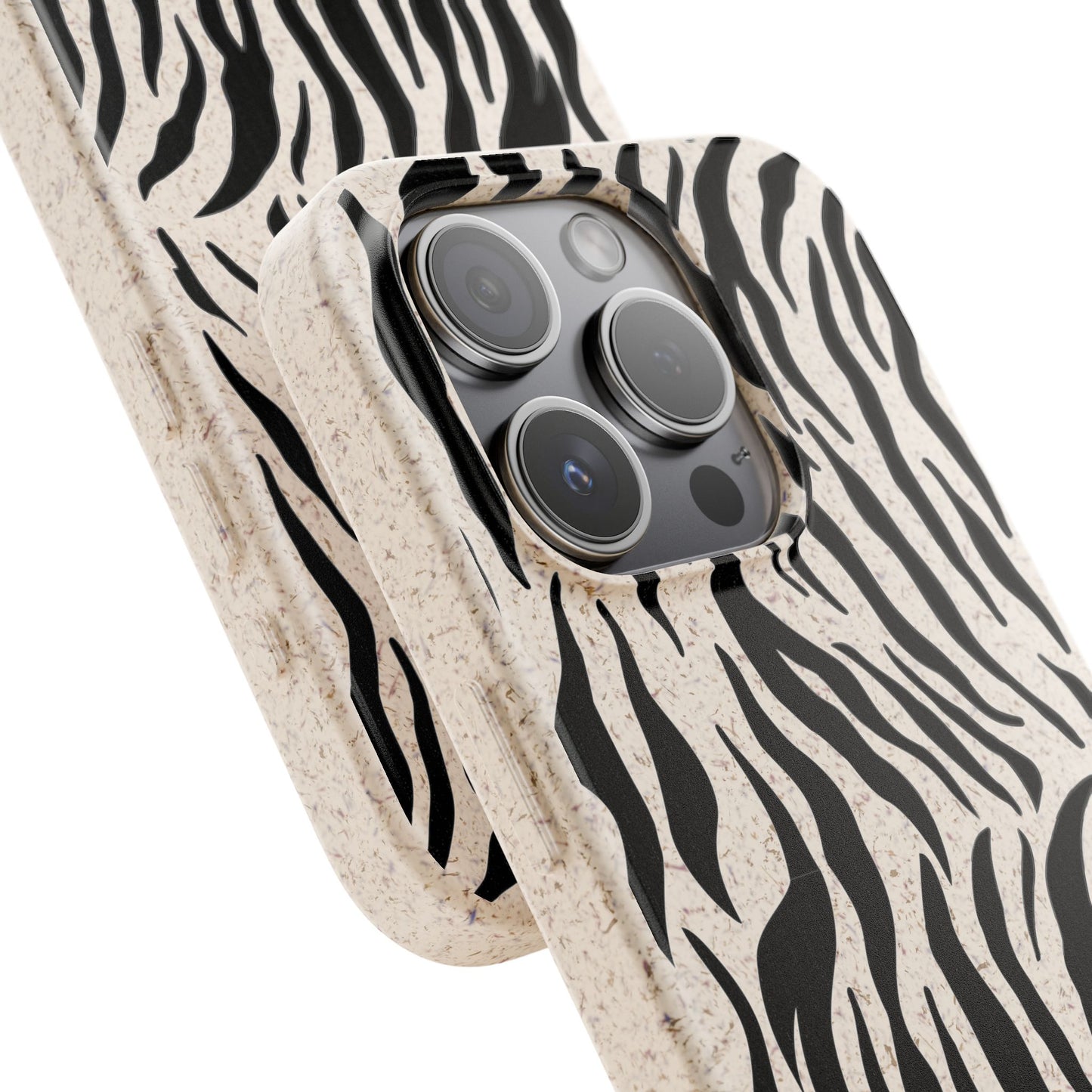 White Tiger Print Biodegradable Mobile Phone Case Magsafe