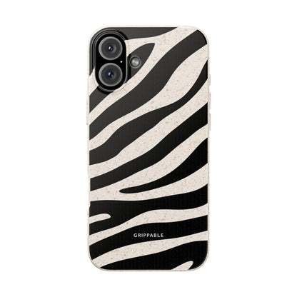 Zebra Print Biodegradable Phone Case Magsafe