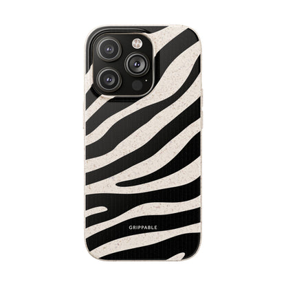 Zebra Print Biodegradable Phone Case Magsafe