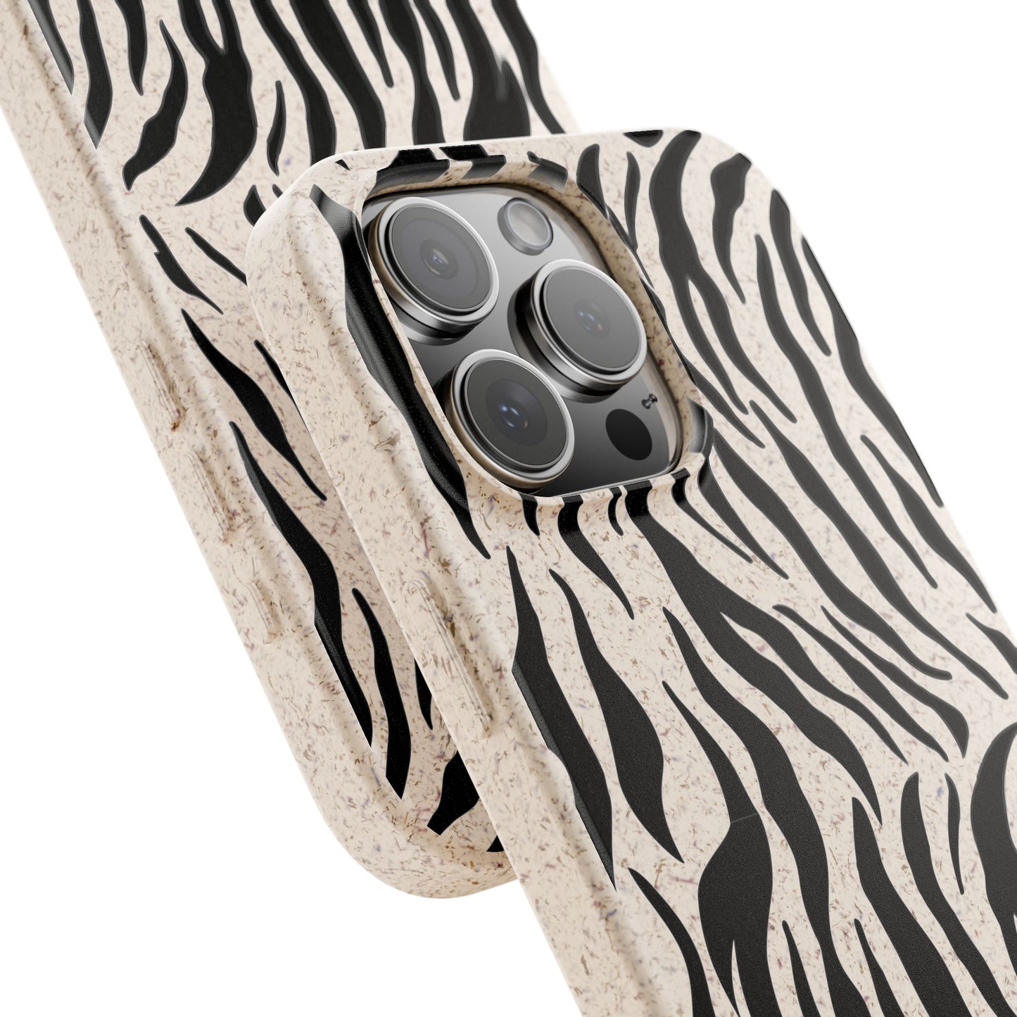 White Tiger Print Biodegradable Mobile Phone Case Magsafe