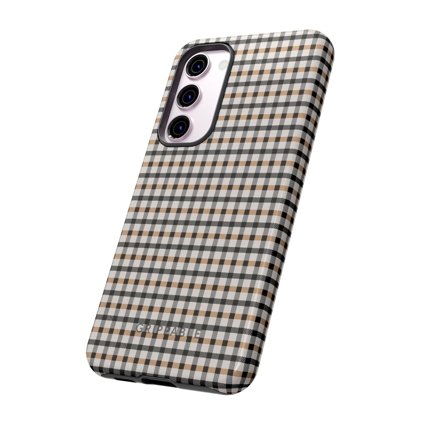 Autumn Gingham Tough Mobile Phone Case
