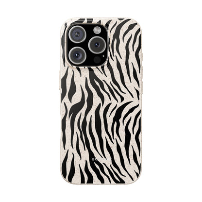 White Tiger Print Biodegradable Mobile Phone Case Magsafe