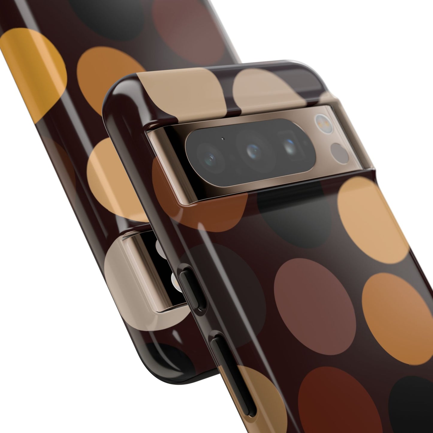 Polka Choc Tough Mobile Phone Case