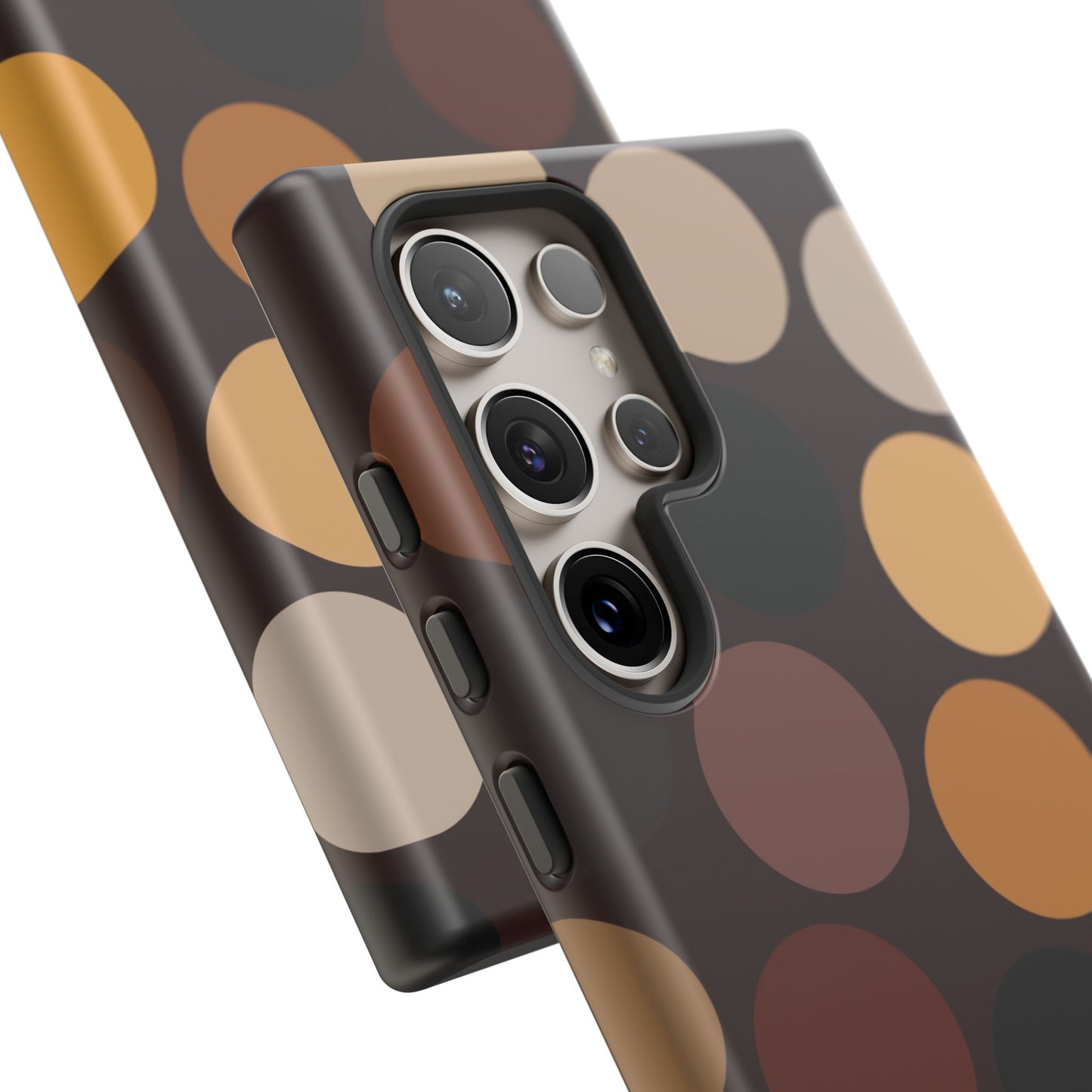 Polka Choc Tough Mobile Phone Case
