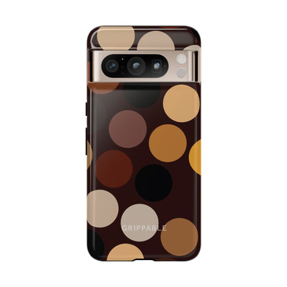 Polka Choc Tough Mobile Phone Case