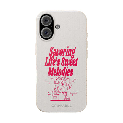 "Savoring Life's Sweet Melodies" | Biodegradable