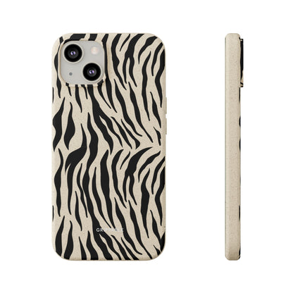 White Tiger Print Biodegradable Mobile Phone Case Magsafe
