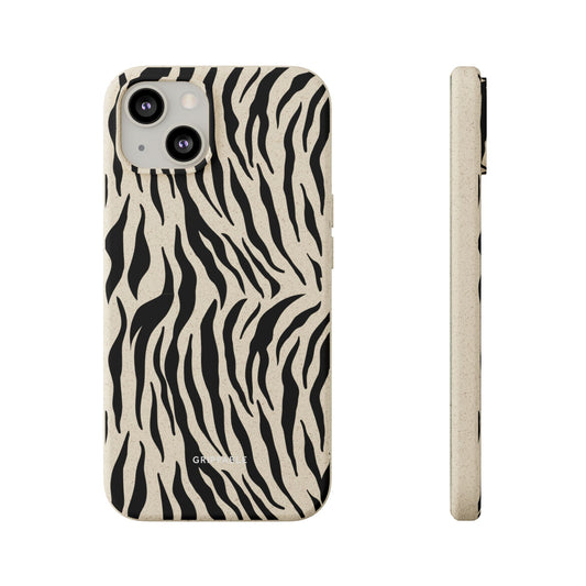 White Tiger Print Biodegradable Mobile Phone Case Magsafe