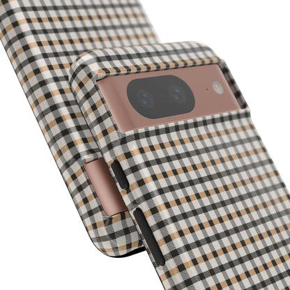 Autumn Gingham Tough Mobile Phone Case