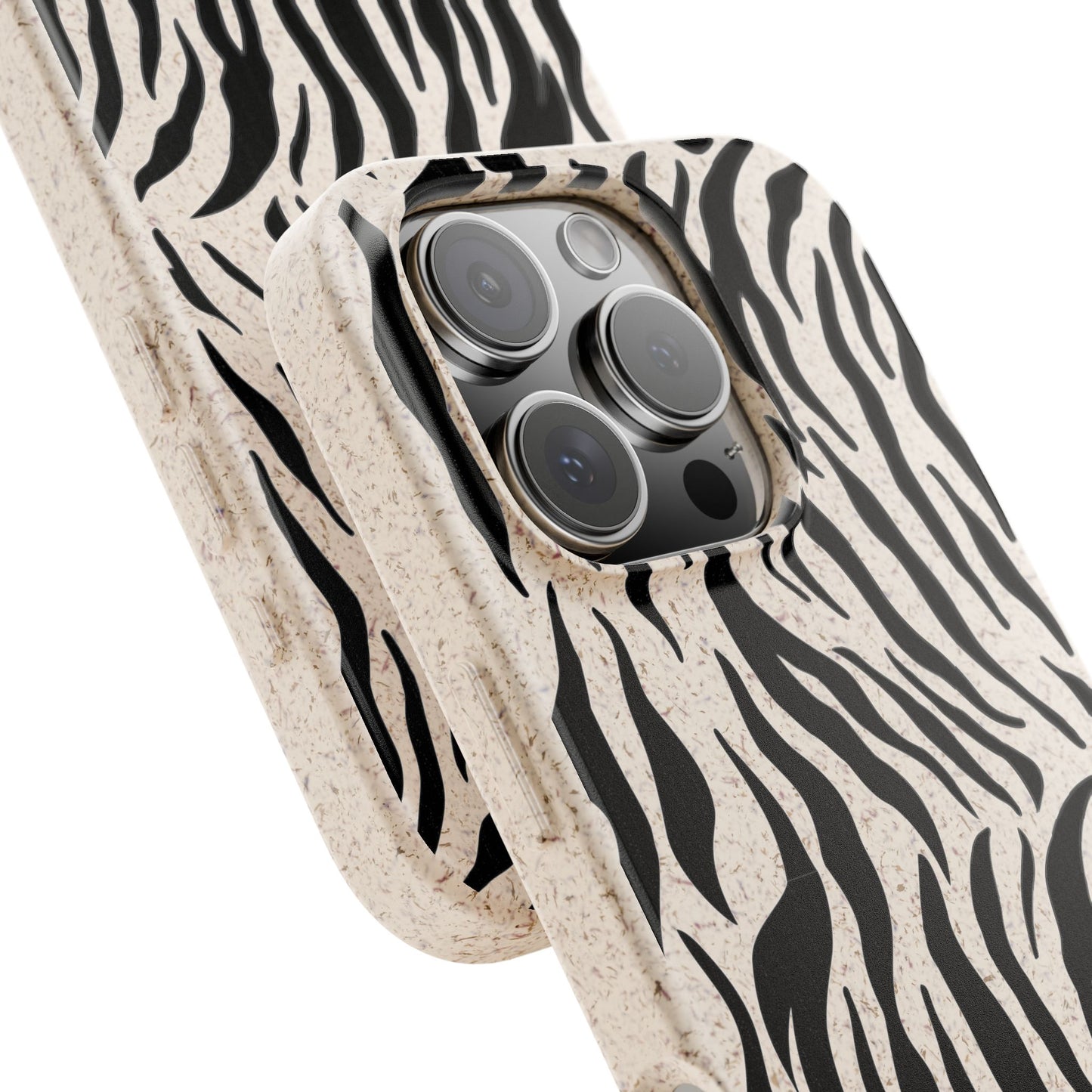 White Tiger Print Biodegradable Mobile Phone Case Magsafe