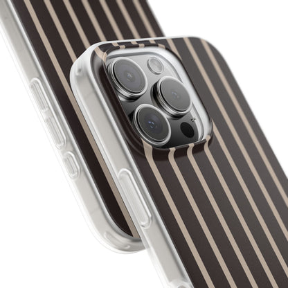 Gateaux Pinstripe Clear Mobile Phone Case