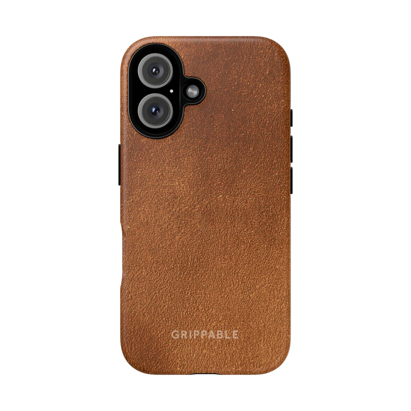 Suede Effect Tan Tough Mobile Phone Case