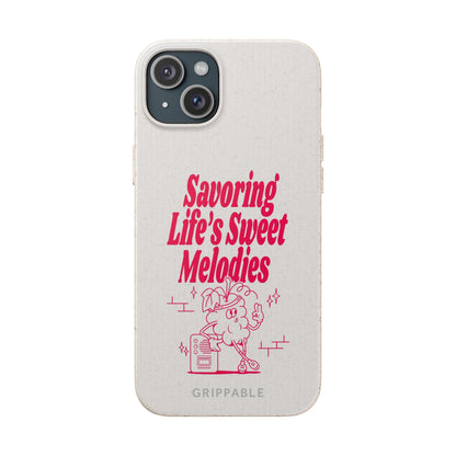 "Savoring Life's Sweet Melodies" | Biodegradable