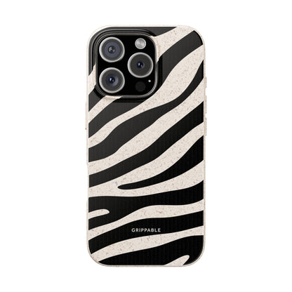 Zebra Print Biodegradable Phone Case Magsafe