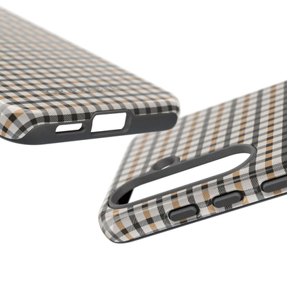 Autumn Gingham Tough Mobile Phone Case