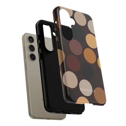 Polka Choc Tough Mobile Phone Case