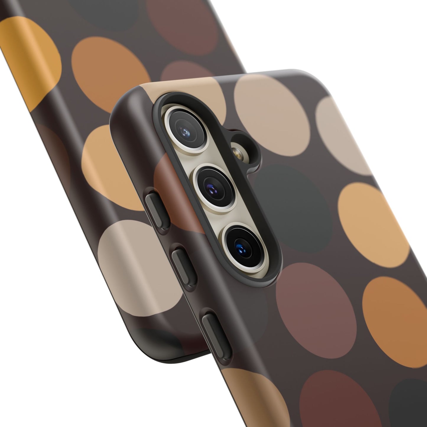 Polka Choc Tough Mobile Phone Case