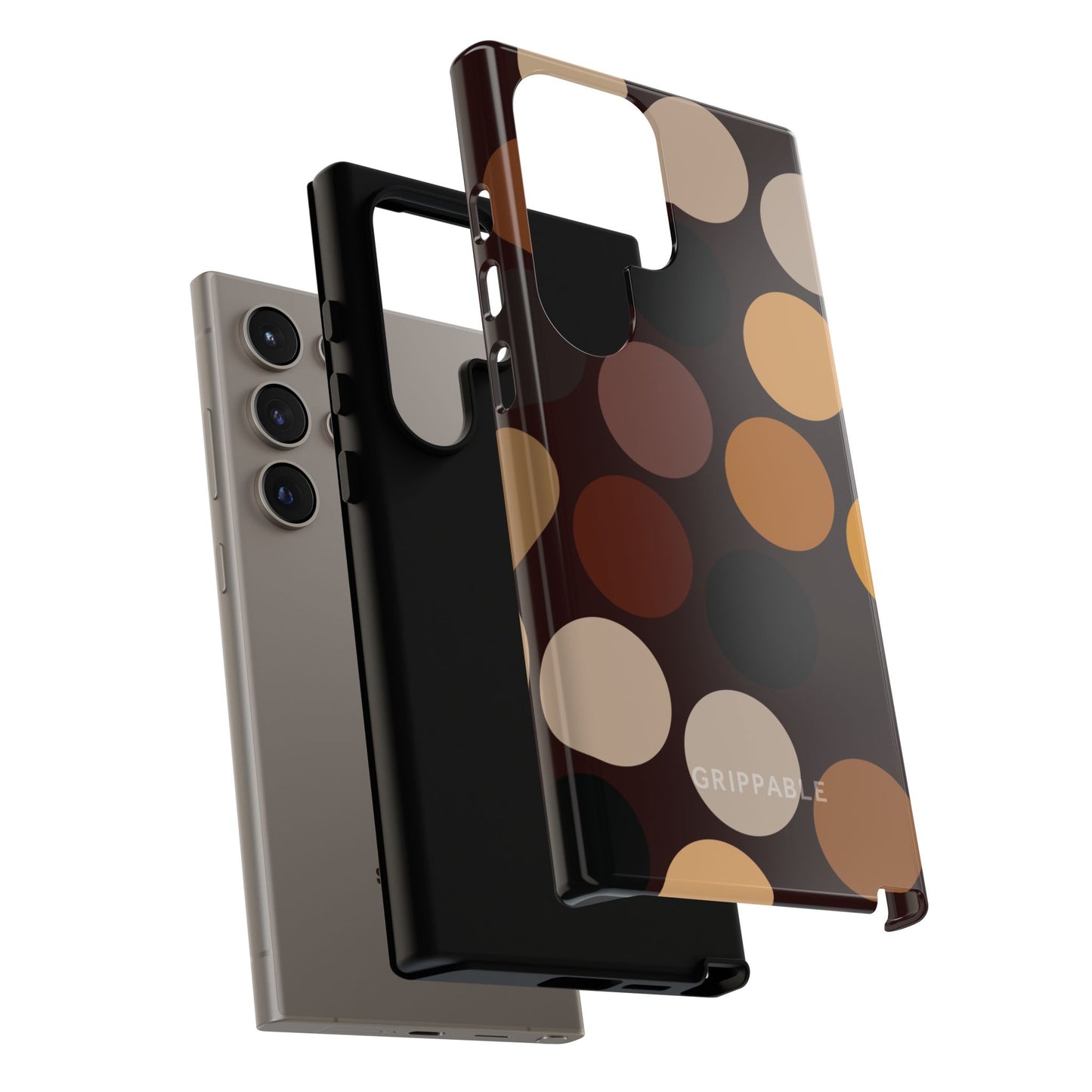 Polka Choc Tough Mobile Phone Case