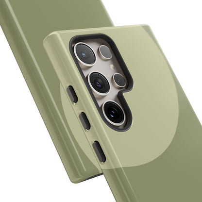 Green on Green Tough Mobile Phone Case
