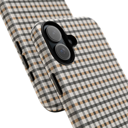 Autumn Gingham Tough Mobile Phone Case