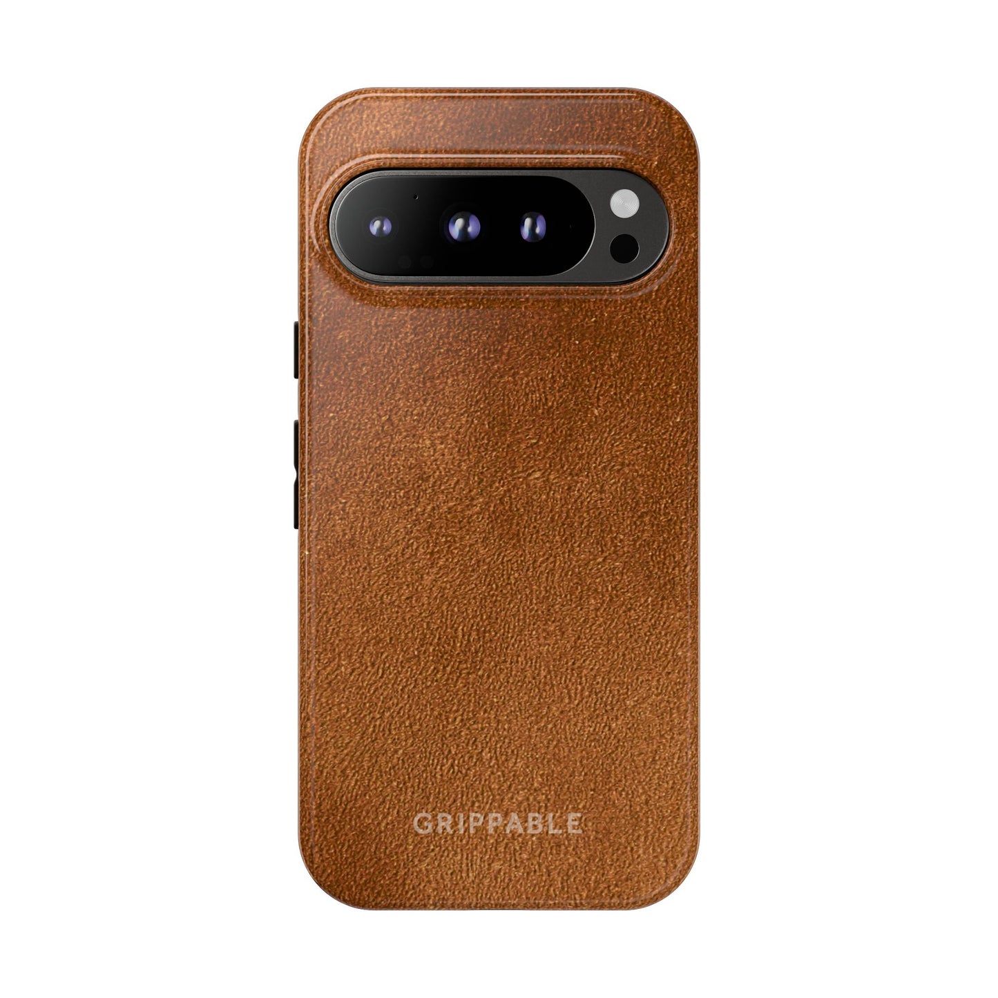 Suede Effect Tan Tough Mobile Phone Case