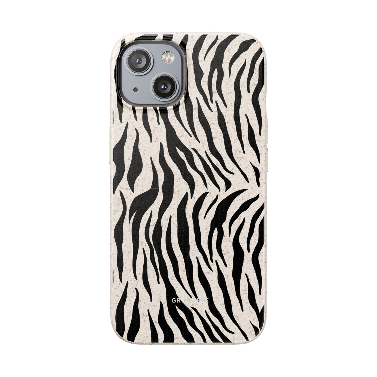 White Tiger Print Biodegradable Mobile Phone Case Magsafe