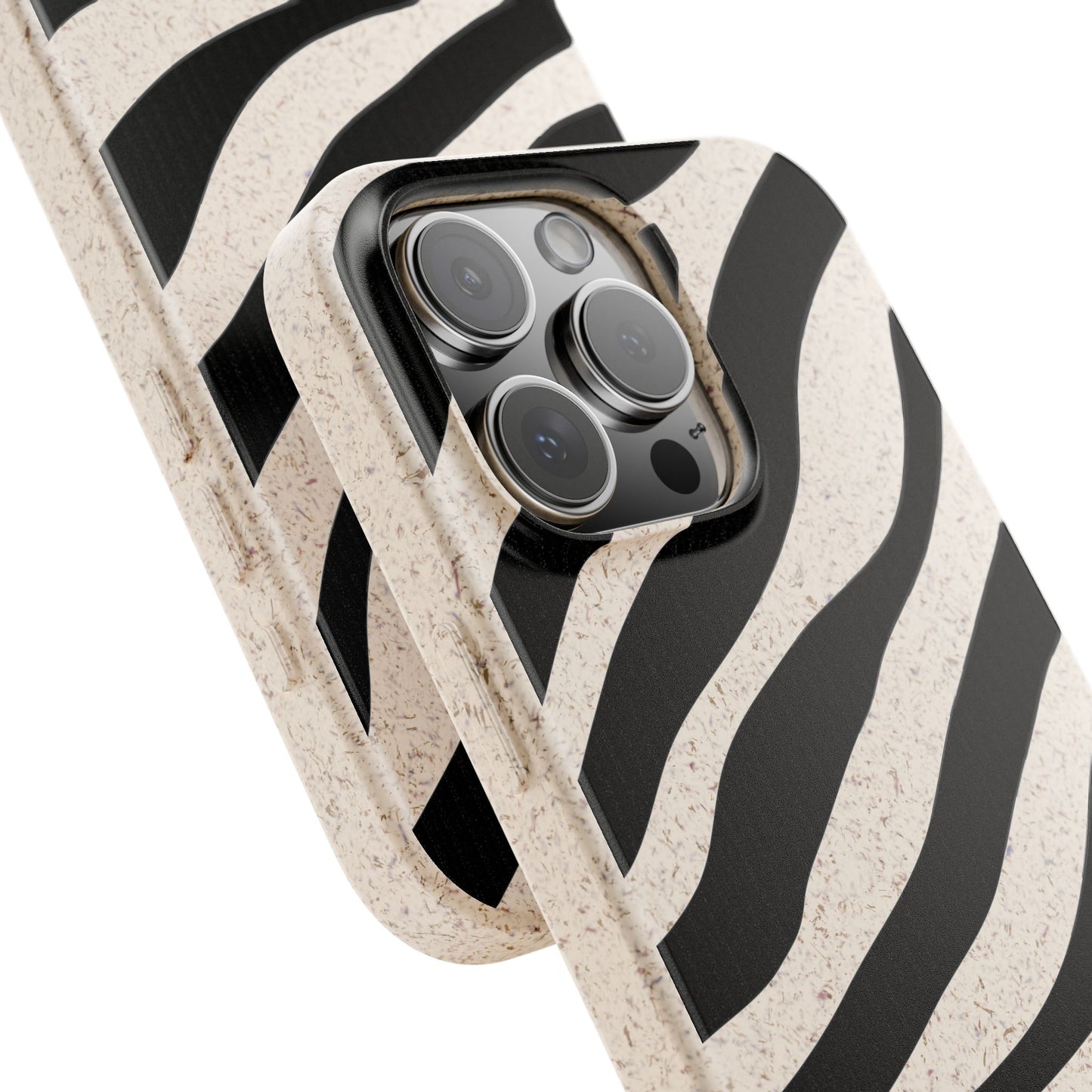 Zebra Print Biodegradable Phone Case Magsafe