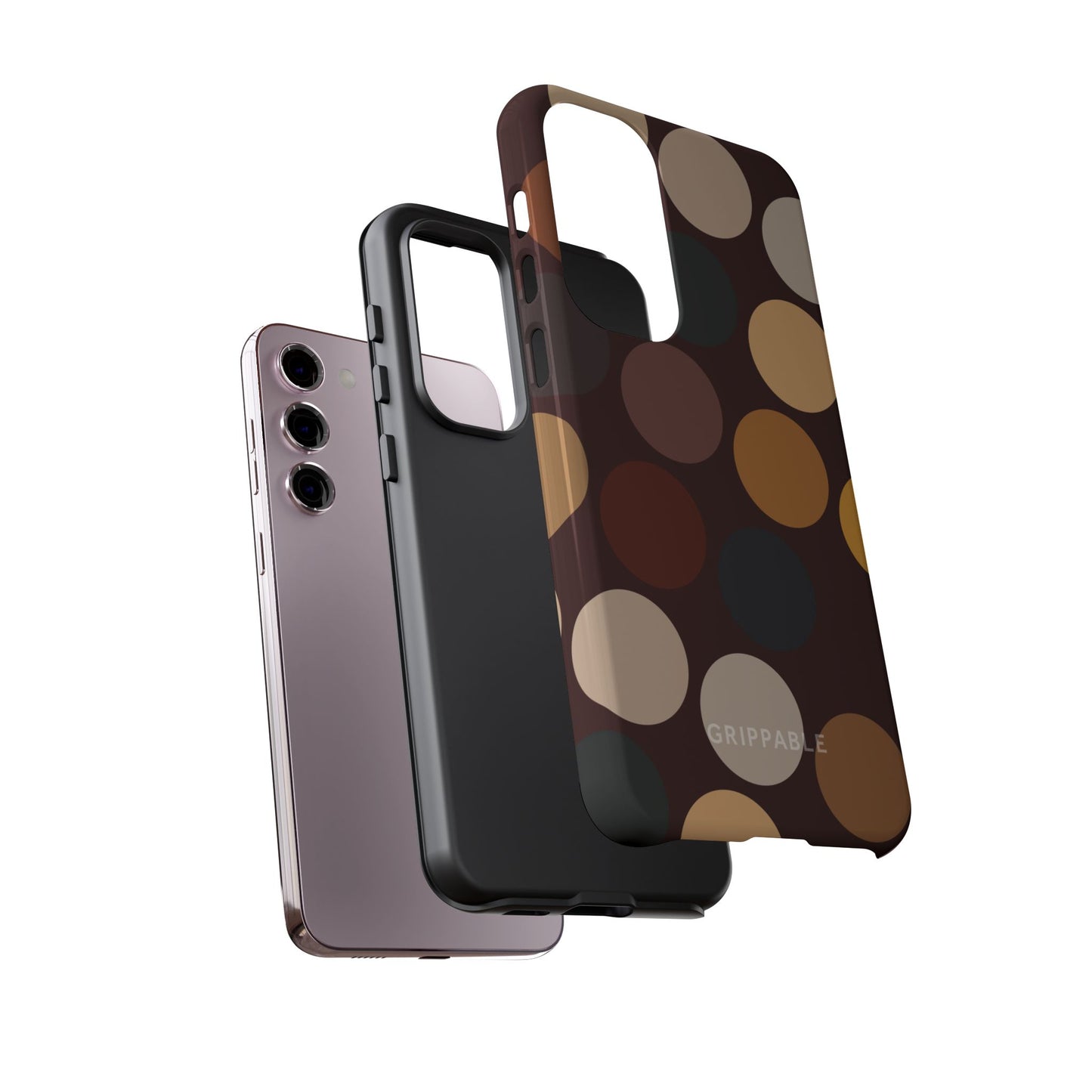 Polka Choc Tough Mobile Phone Case