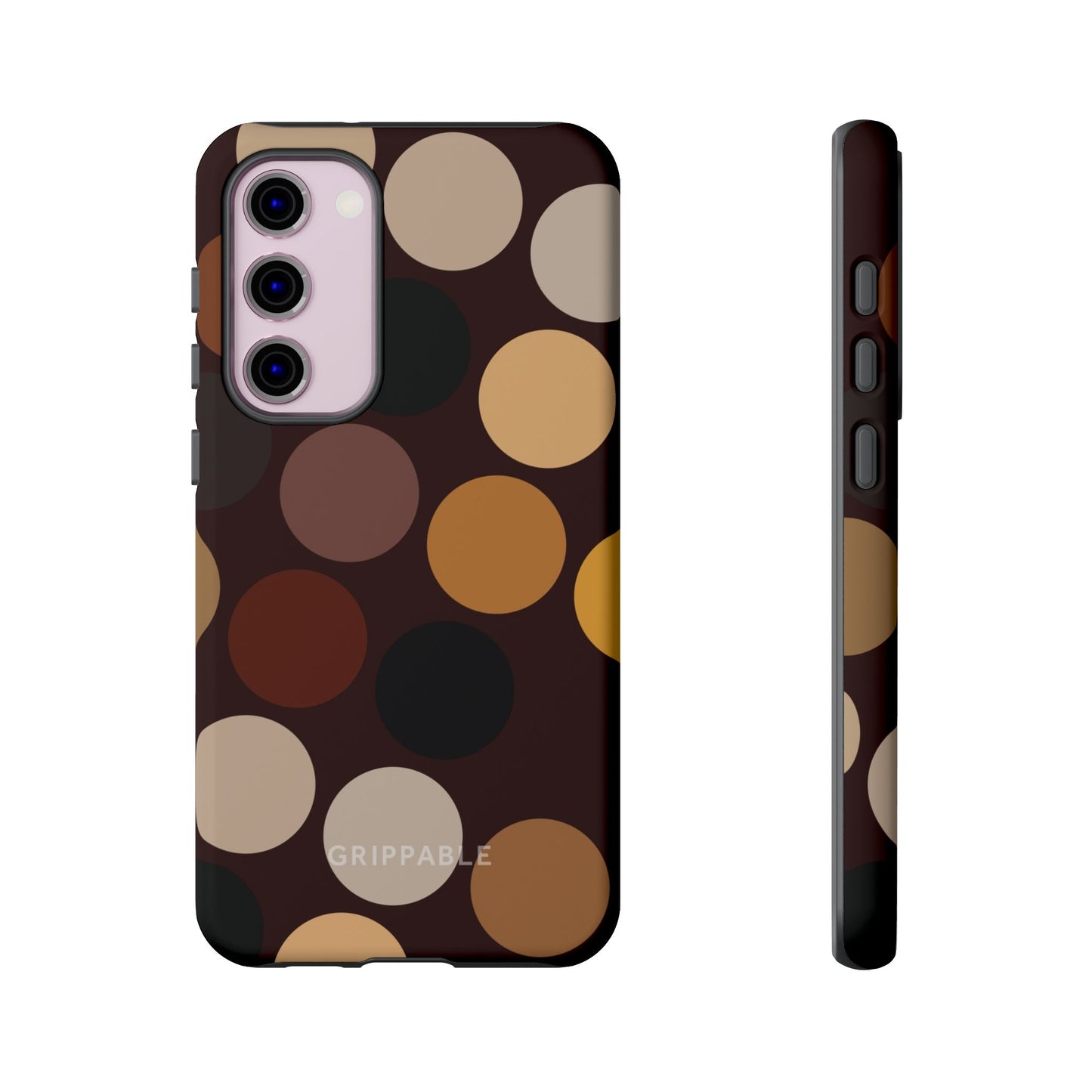 Polka Choc Tough Mobile Phone Case