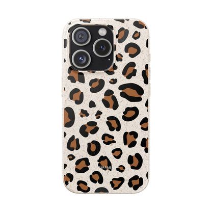 Leopard Print Biodegradable Mobile Phone Case Magsafe