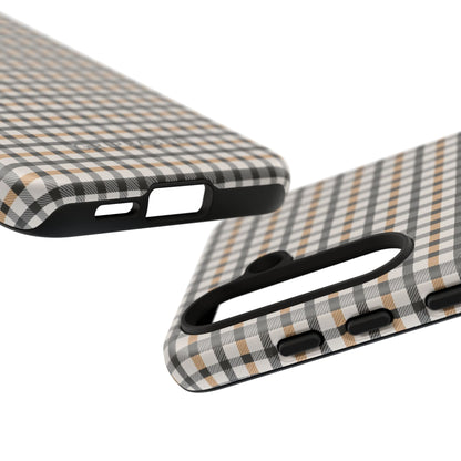 Autumn Gingham Tough Mobile Phone Case