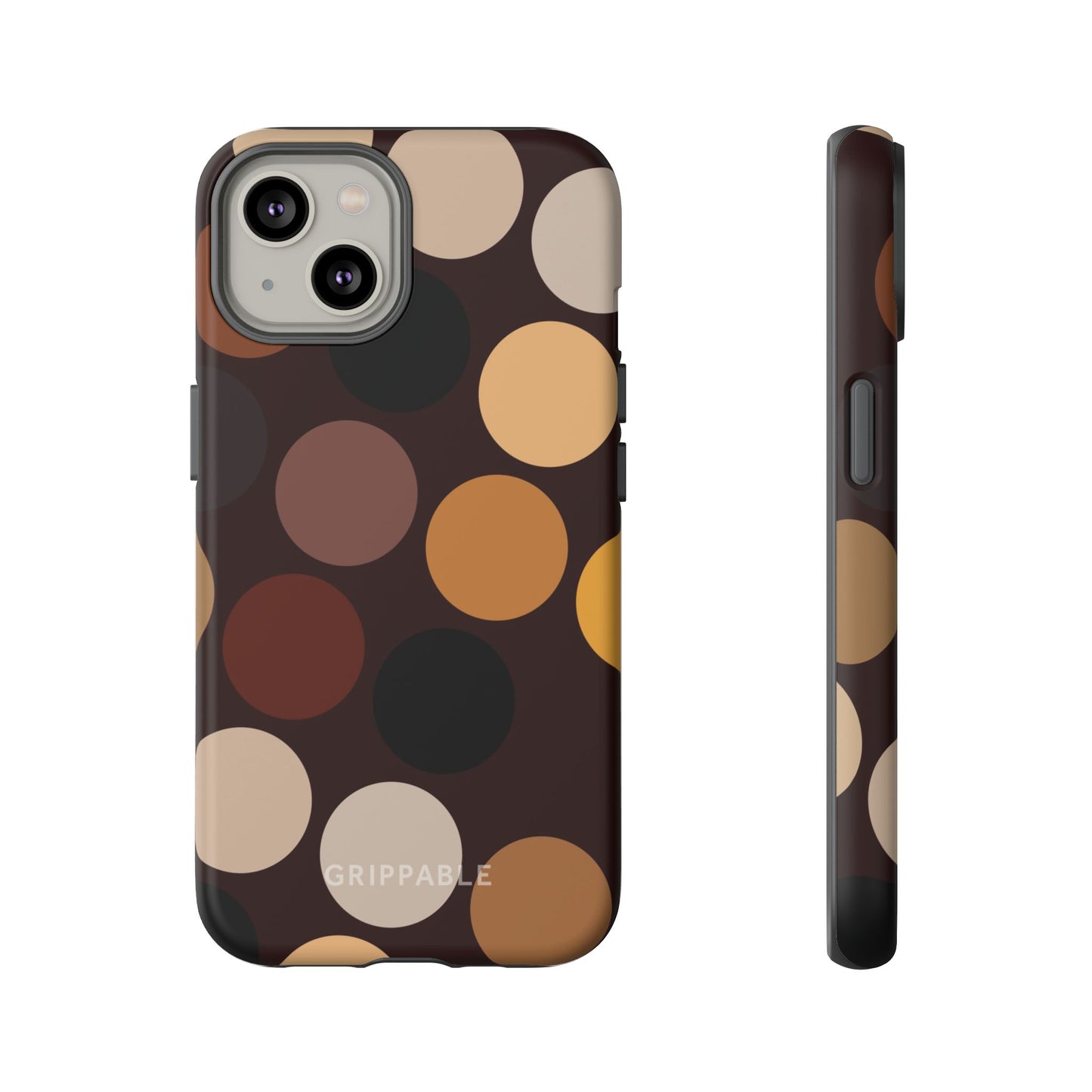 Polka Choc Tough Mobile Phone Case