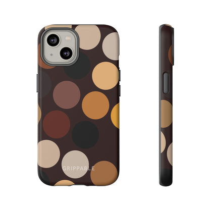 Polka Choc Tough Mobile Phone Case