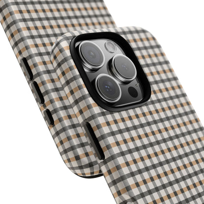 Autumn Gingham Tough Mobile Phone Case