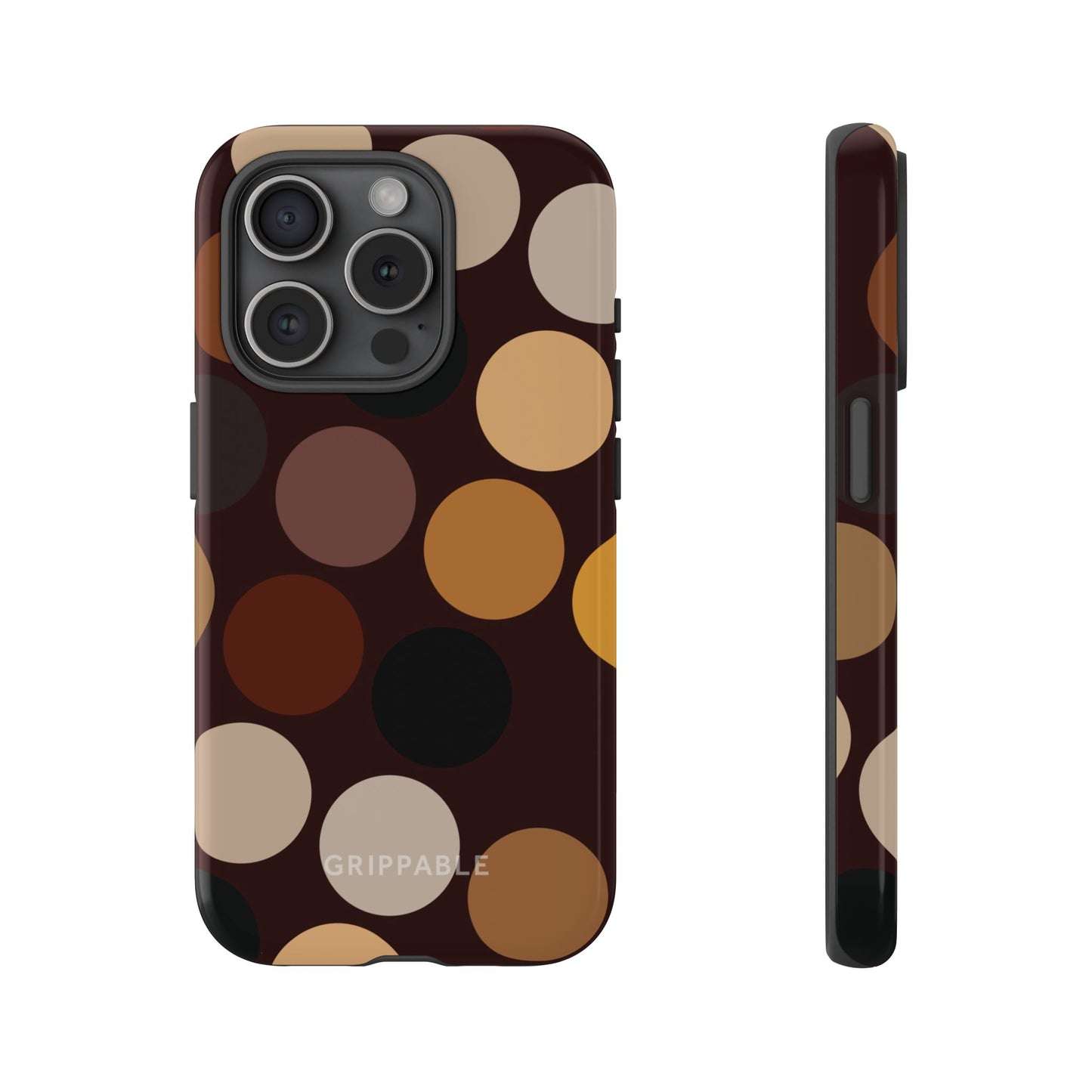 Polka Choc Tough Mobile Phone Case