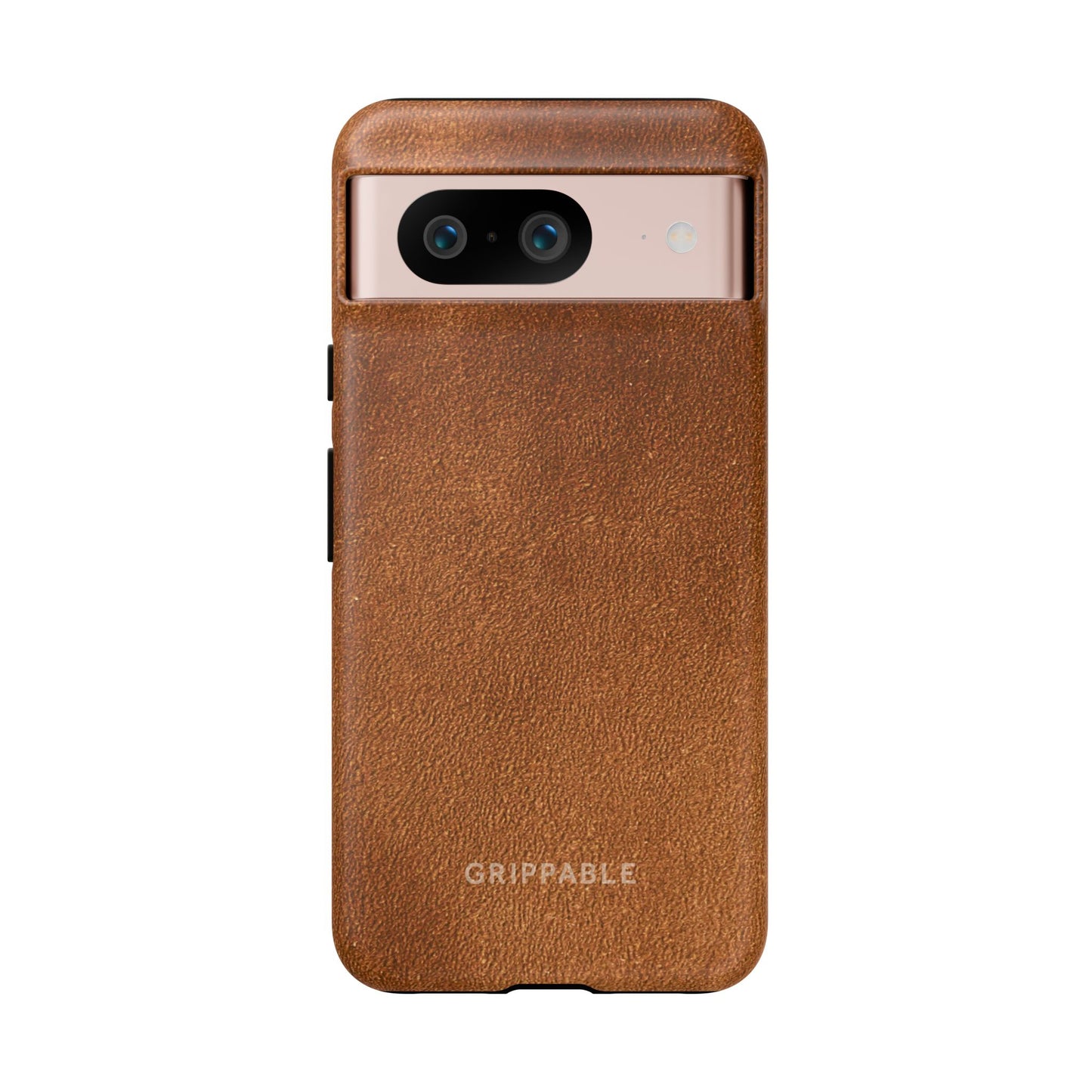 Suede Effect Tan Tough Mobile Phone Case