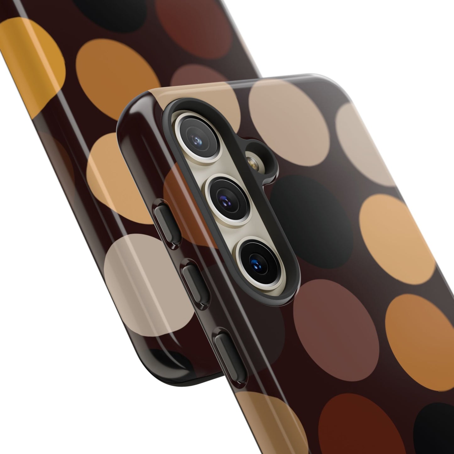 Polka Choc Tough Mobile Phone Case
