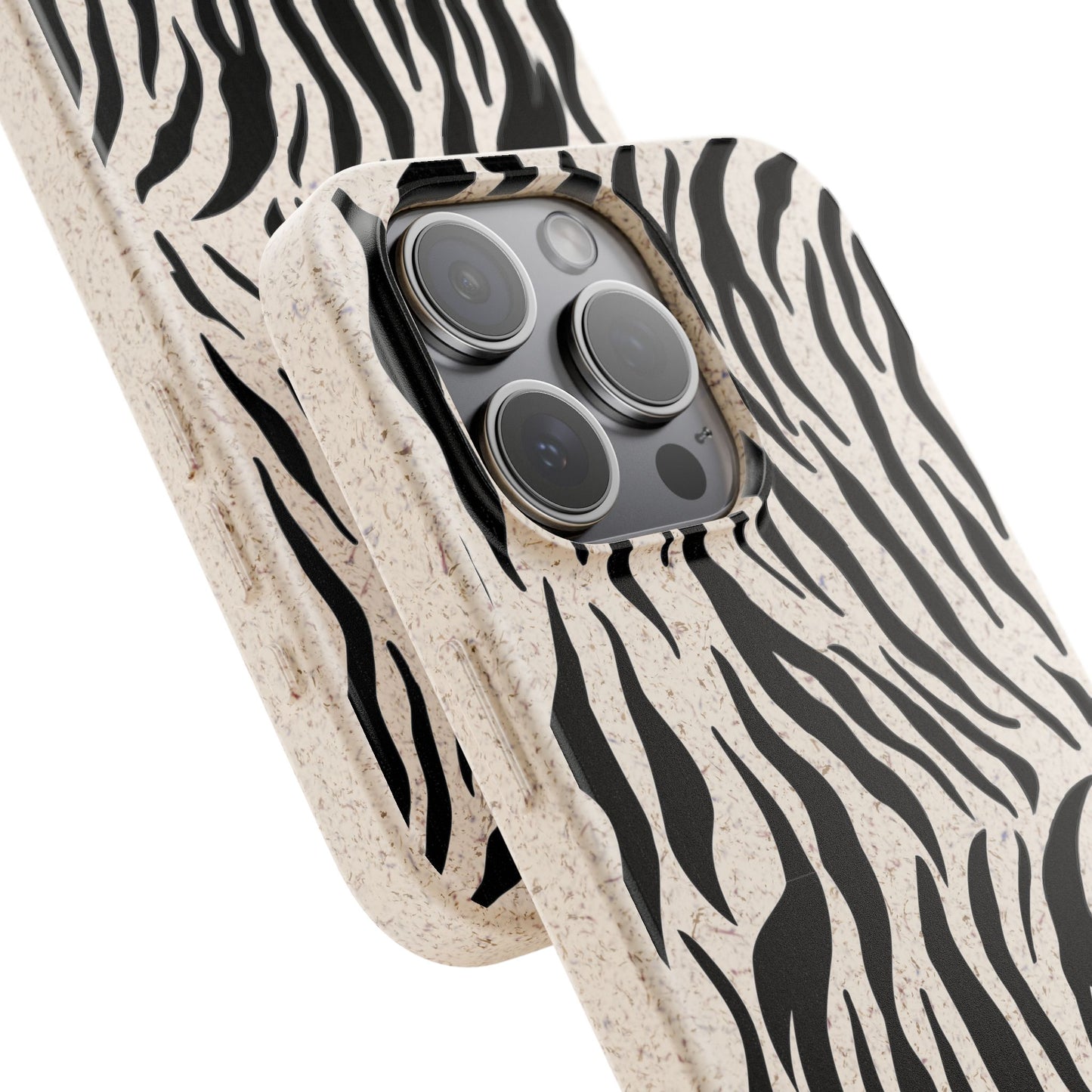 White Tiger Print Biodegradable Mobile Phone Case Magsafe