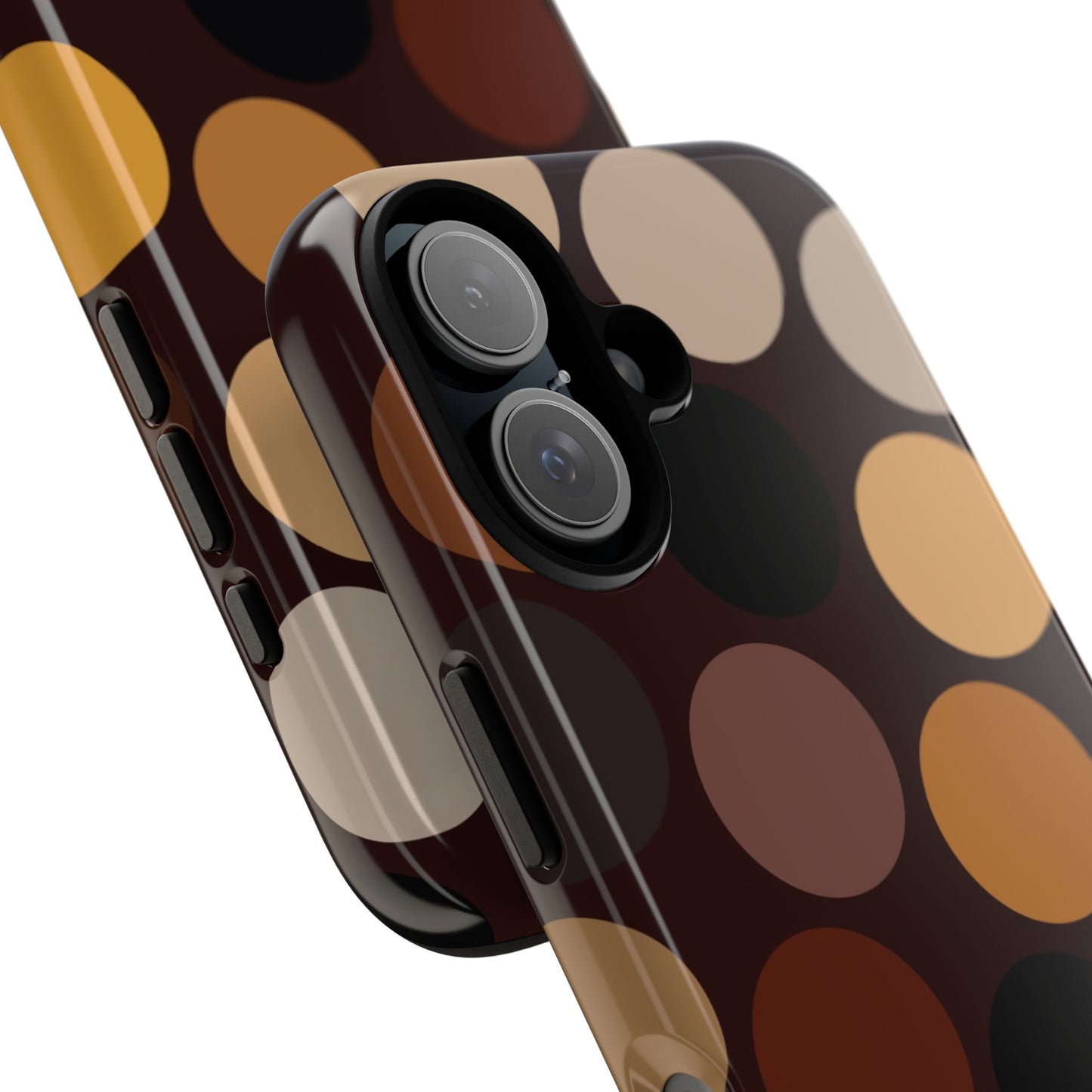 Polka Choc Tough Mobile Phone Case